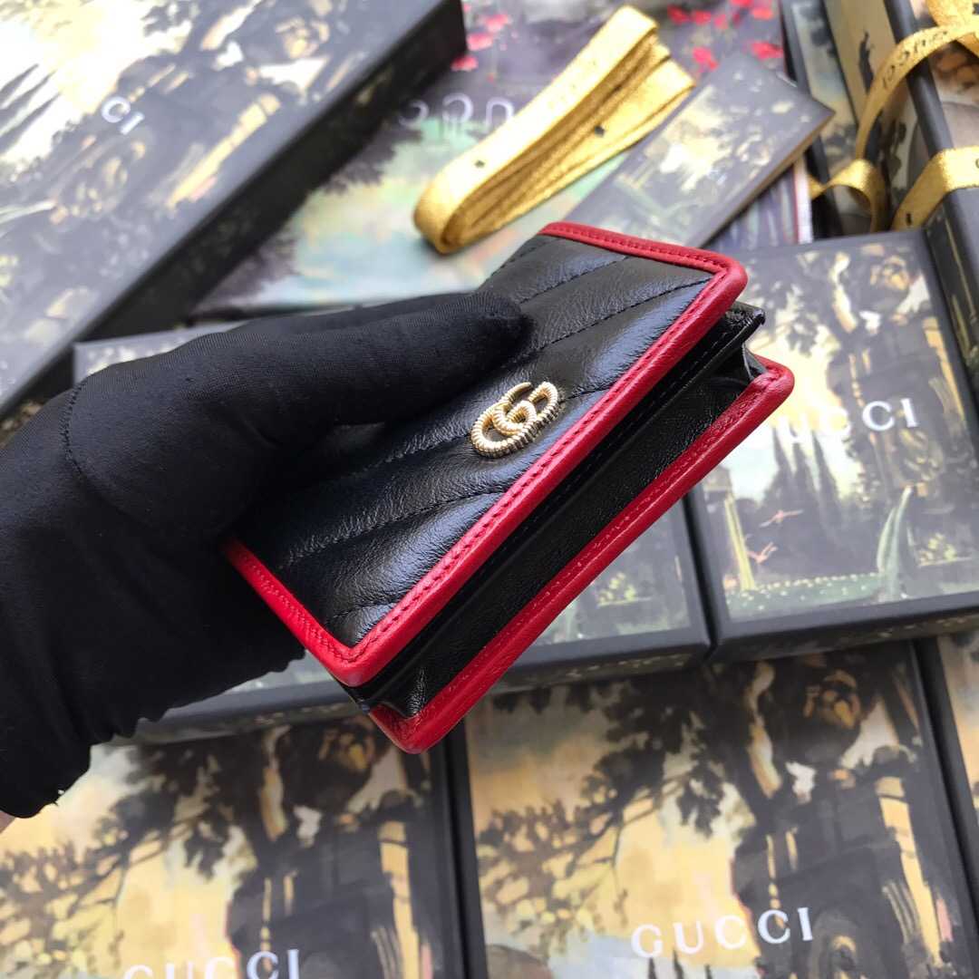 GUCCI/古驰 573811 GG Marmont 系列卡包