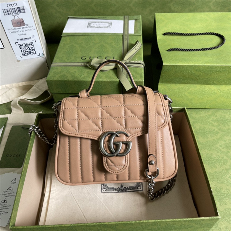 Gucci 583571 GG Marmont系列 迷你手提包