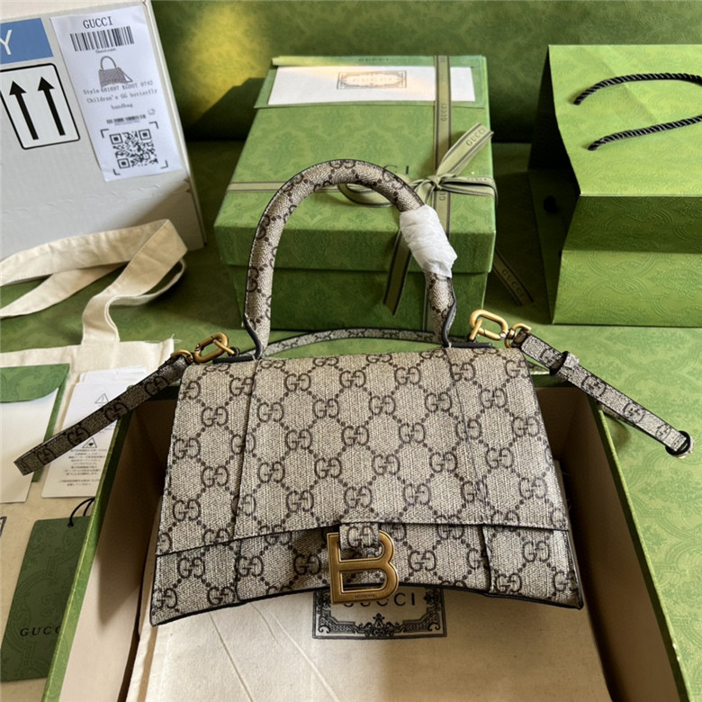 Gucci 681697 The Hacker Project系列 Hourglass小号手袋