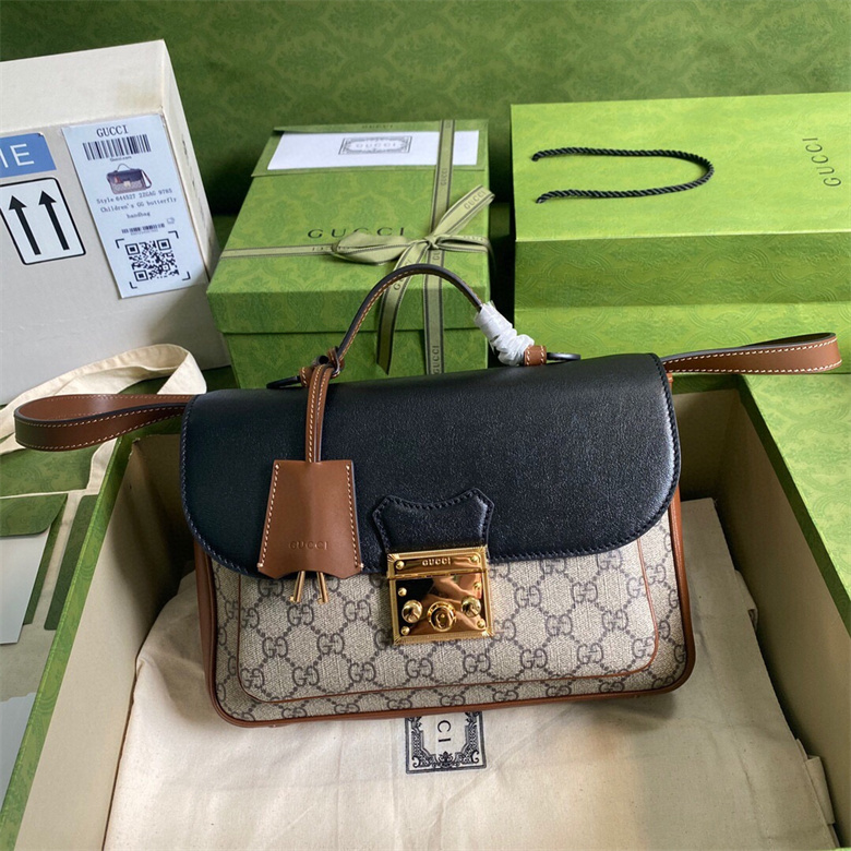 Gucci 644527 2ZGAG 9785 Padlock系列小号肩背包