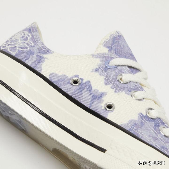 Converse打造绣球花、山茶花Chuck 70帆布鞋