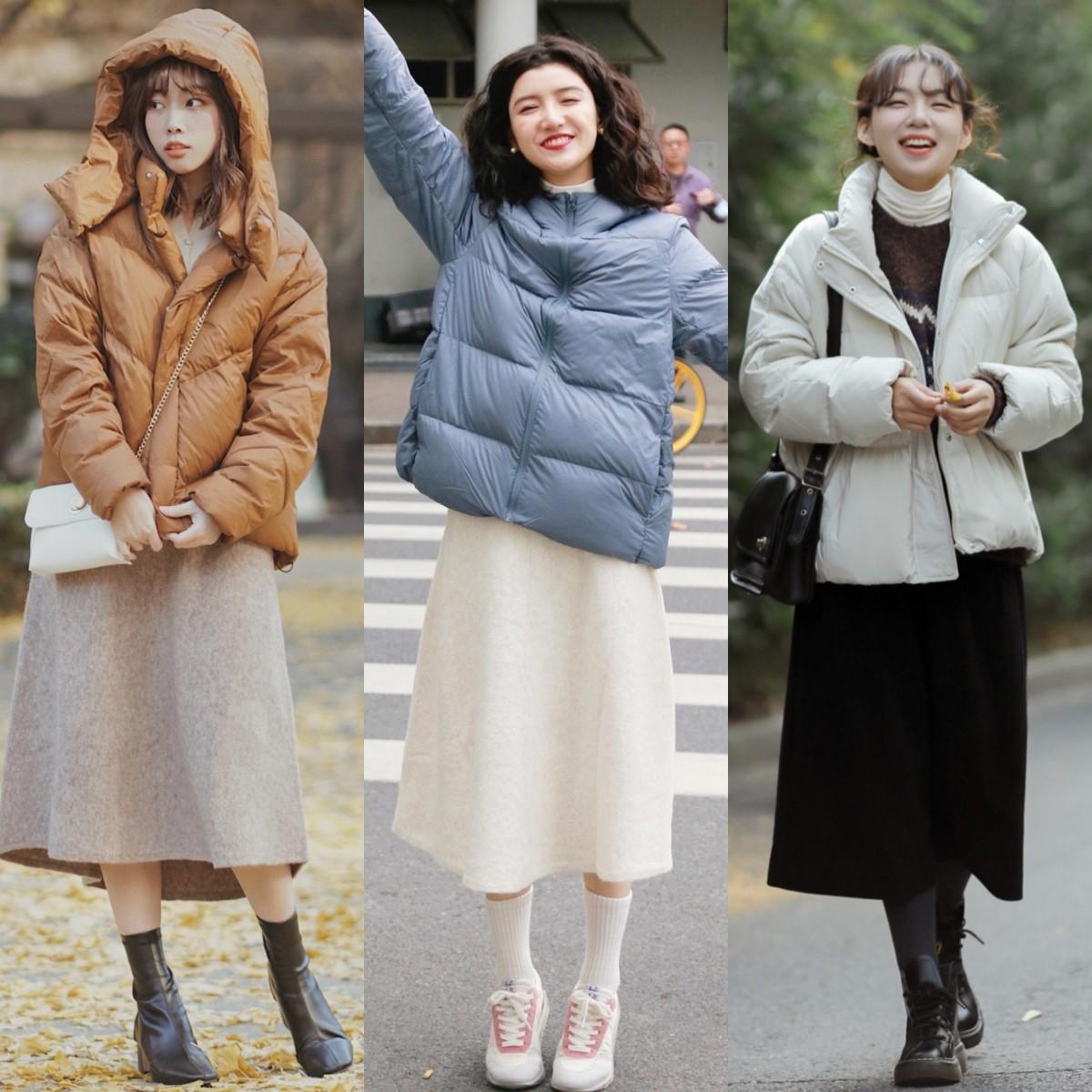女人不管多大年纪，穿羽绒服都要少选这2个“显老色”，真掉档次
