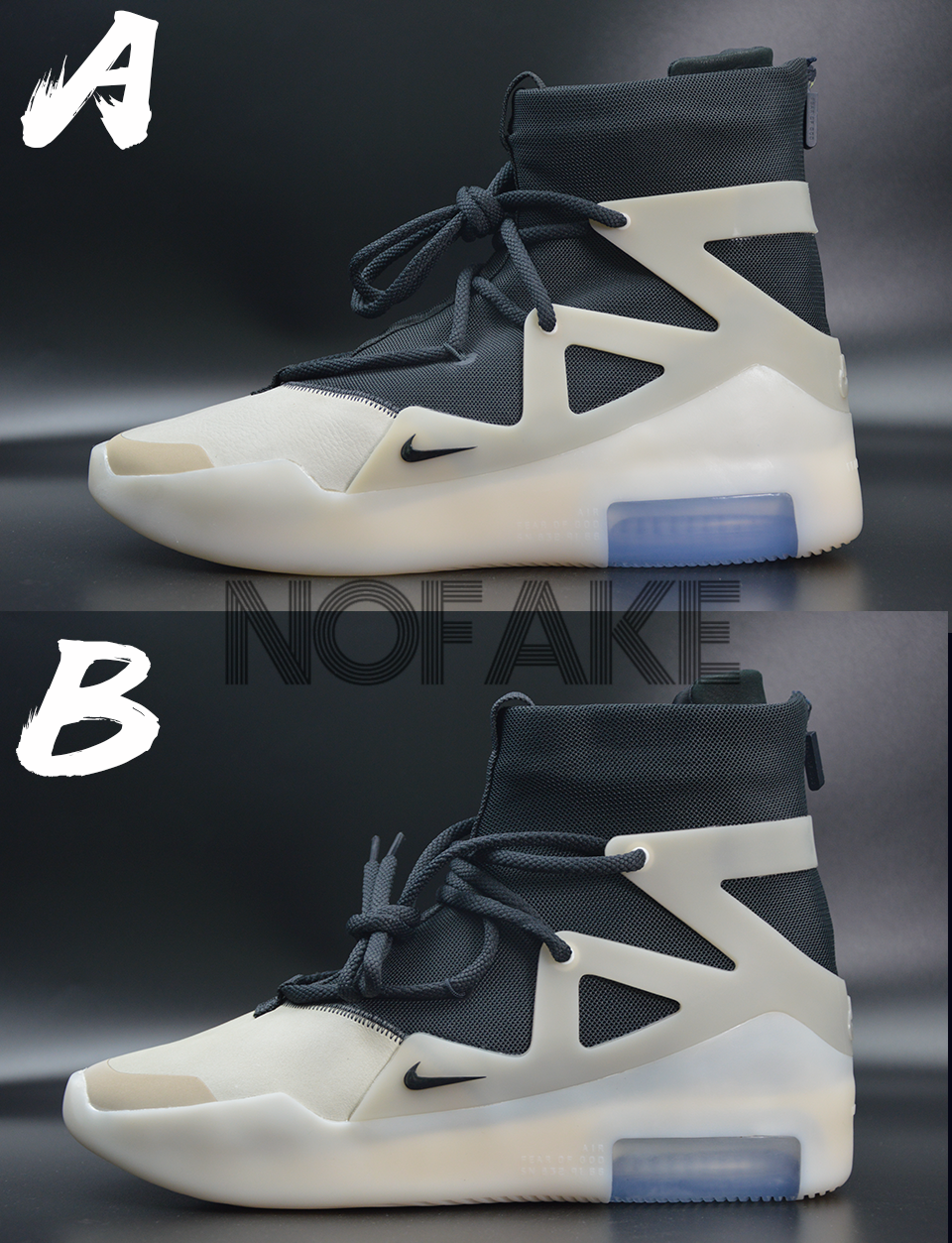 NIKE AIR FOG 1怎么辨别真假？认清几个细节轻松鉴定 NIKE AIR FOG 1