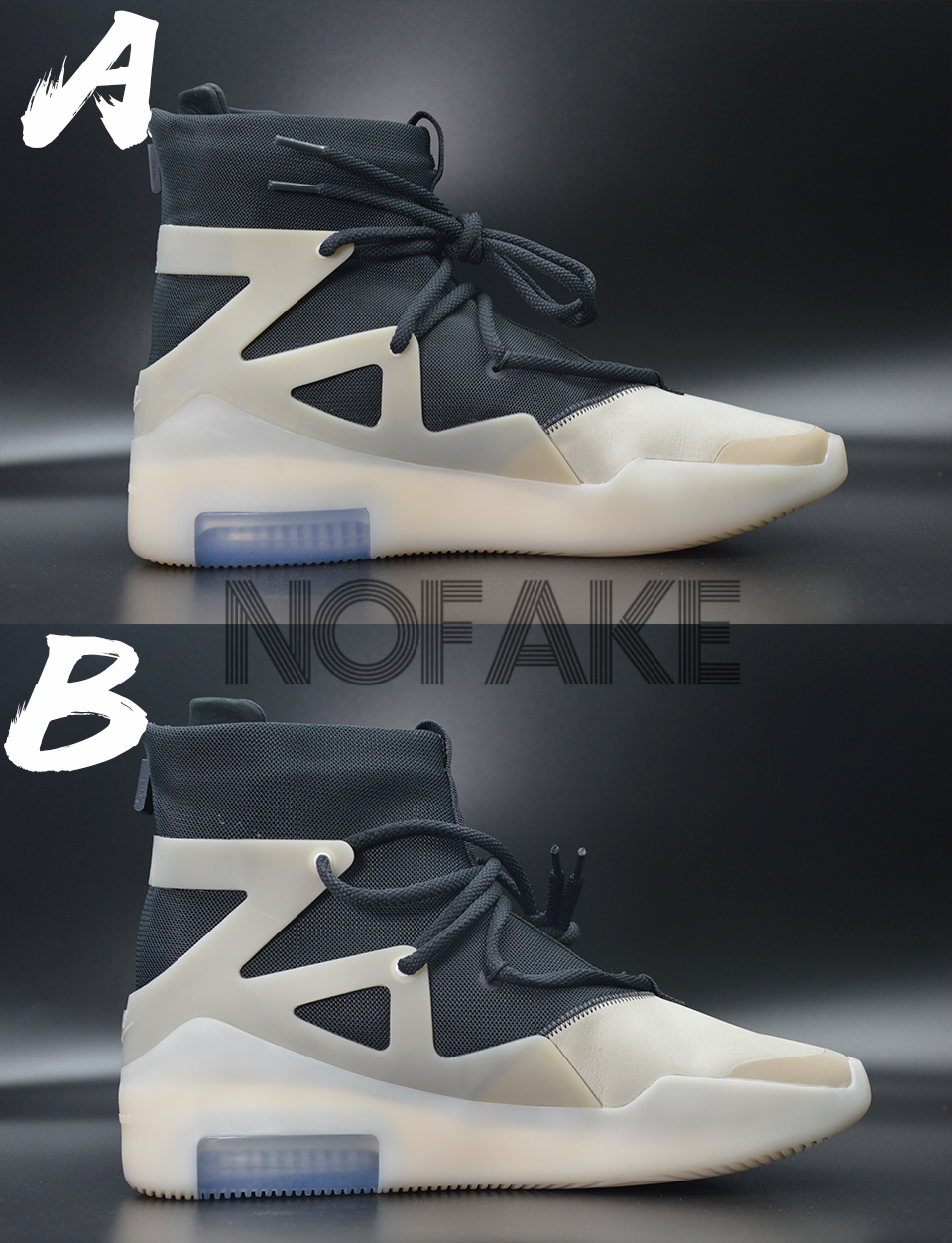 NIKE AIR FOG 1怎么辨别真假？认清几个细节轻松鉴定 NIKE AIR FOG 1