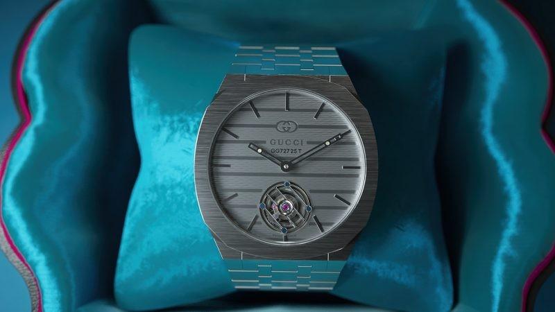 GUCCI 2022全新作品瑞士顶级制表工艺与意式梦幻色彩的绝妙结合