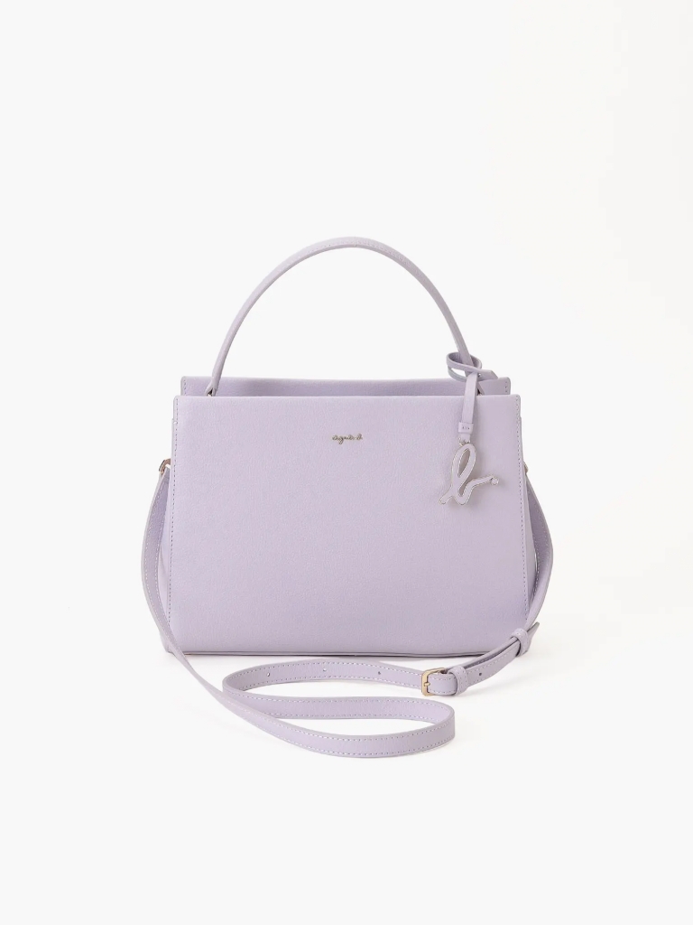 薰衣草紫色名牌手袋loewe agnès b.SOPHIE 2-WAY ONE HANDLE BAG HK$2,690