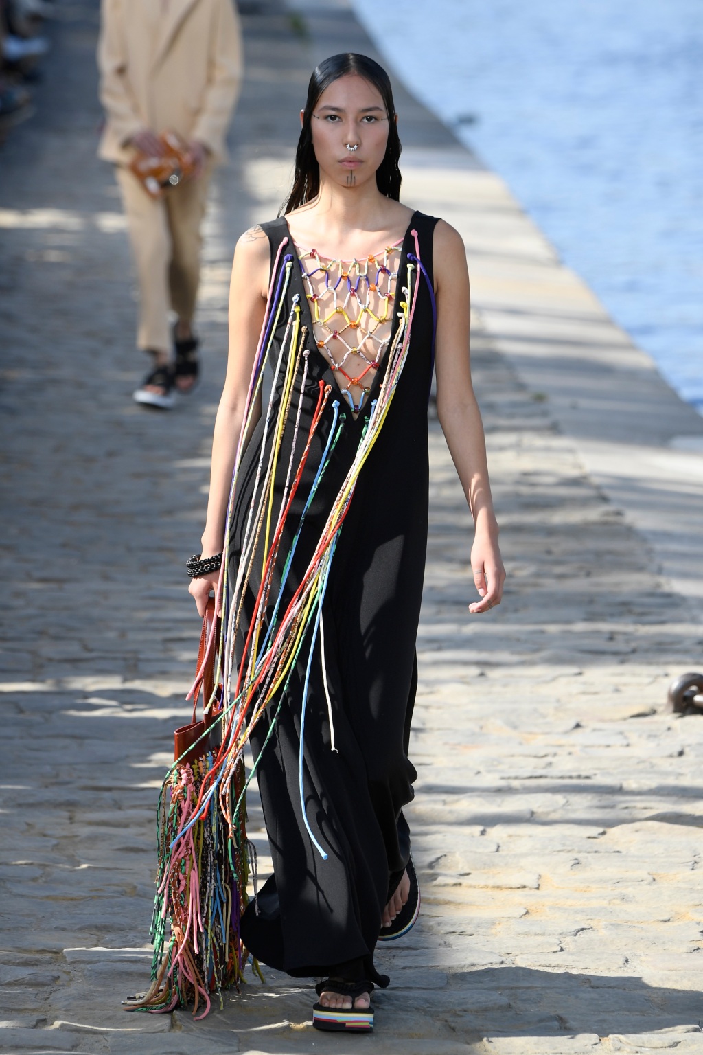 Quannah Chasinghorse at Chloe Runway