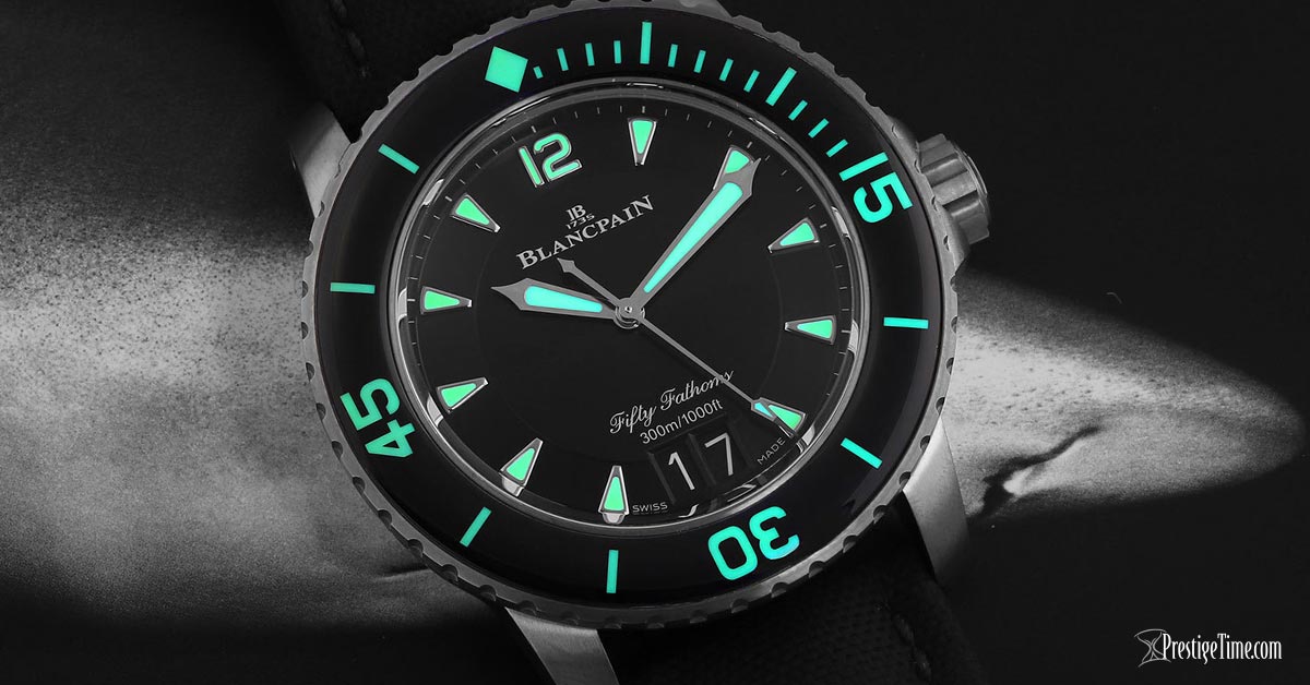 Blancpain Fifty Fathoms Grande Date 45mm Luminous Dial