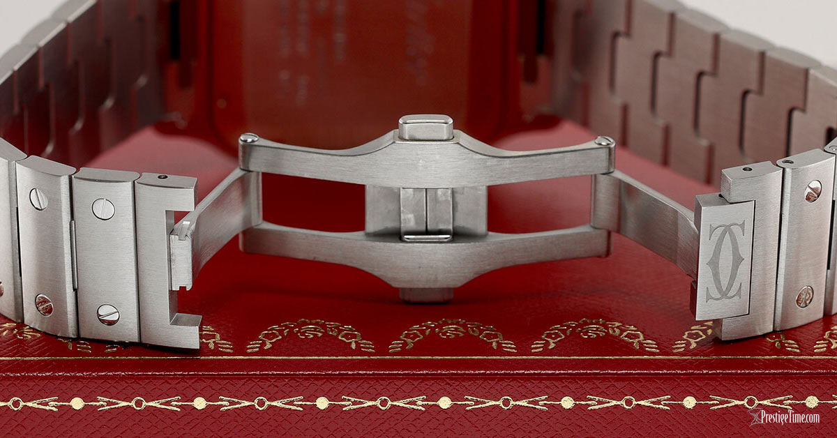 Cartier Santos De Cartier Large Open Deployant Buckle