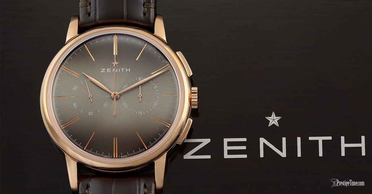 Zenith Elite Chronograph Classic Gradient Dial Fume