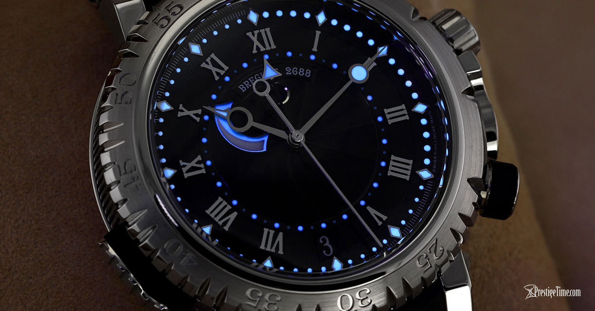 Breguet Marine Royal Alarm Dial Luminous material