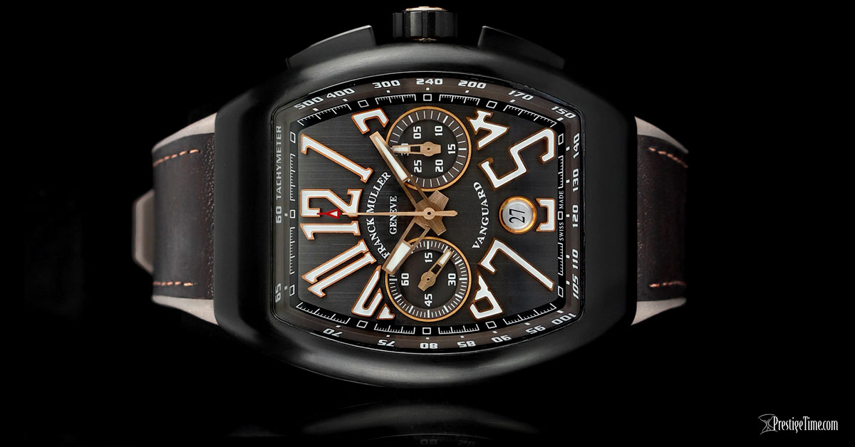 Franck Muller Vanguard Chronograph dial