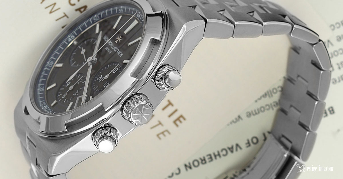 Vacheron Constantin Overseas Chronograph Pushers and Crown