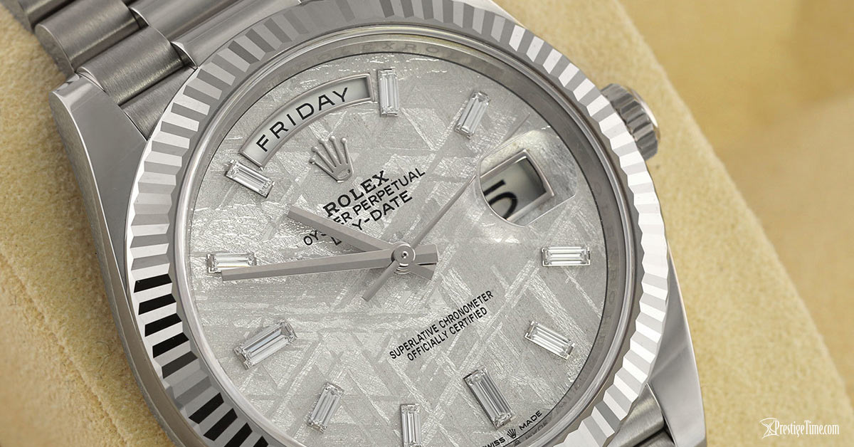 Rolex Day Date 228239 Meteorite Dial