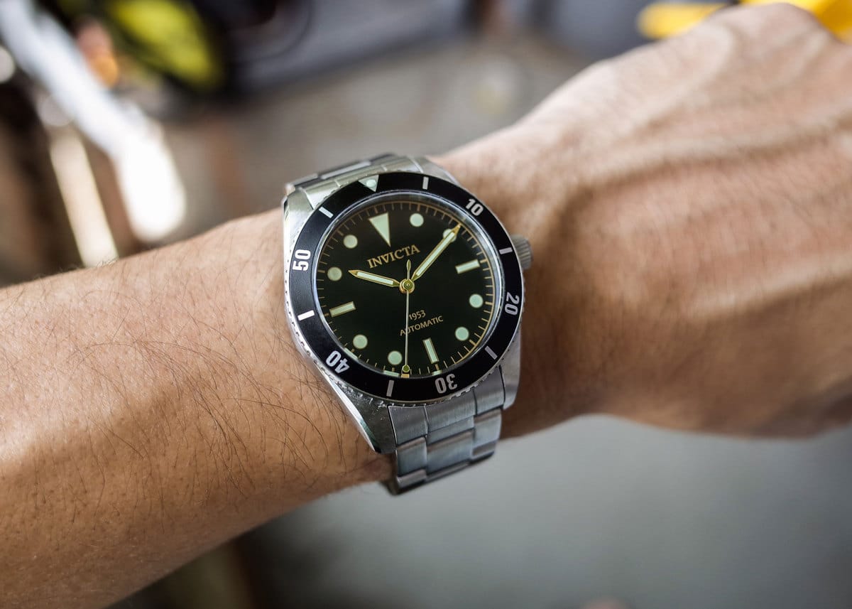 Invicta 1953 Pro Diver on wrist