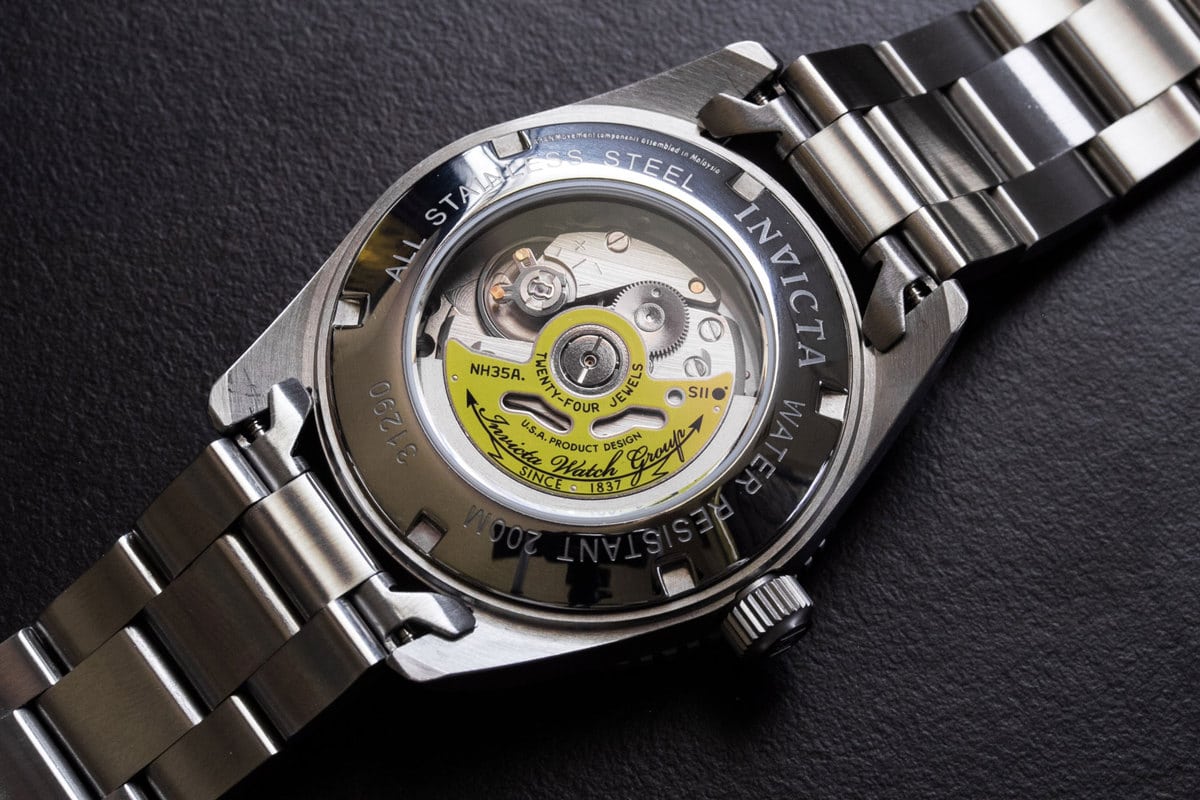 Invicta 1953 Pro Diver caseback