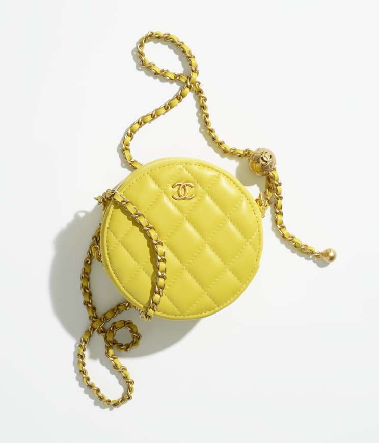 Chanel Round Clutch With Chain