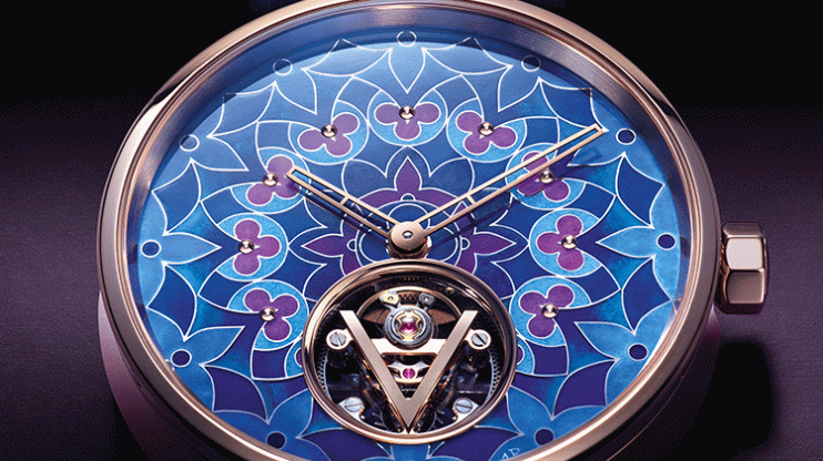 Tambour Moon Tourbillon Volant Kaléidoscope © Louis Vuitton