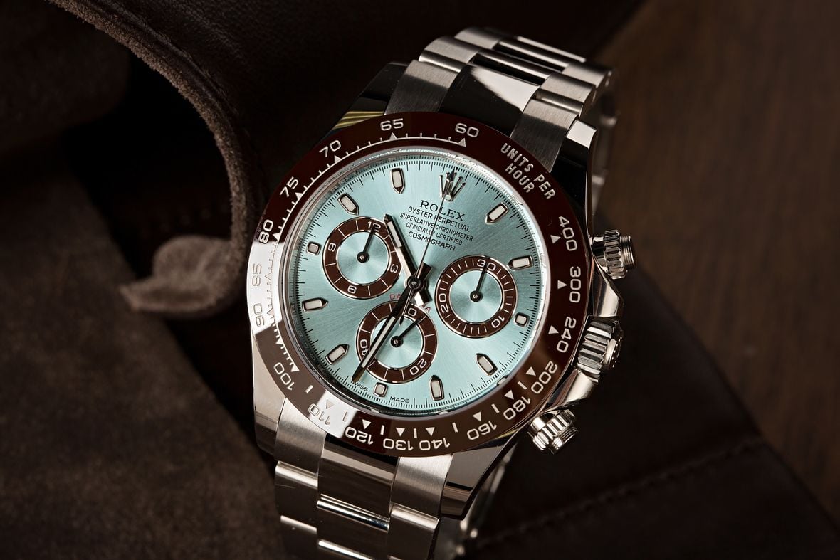 Used Rolex Prices Platinum Daytona Ice Blue Dial