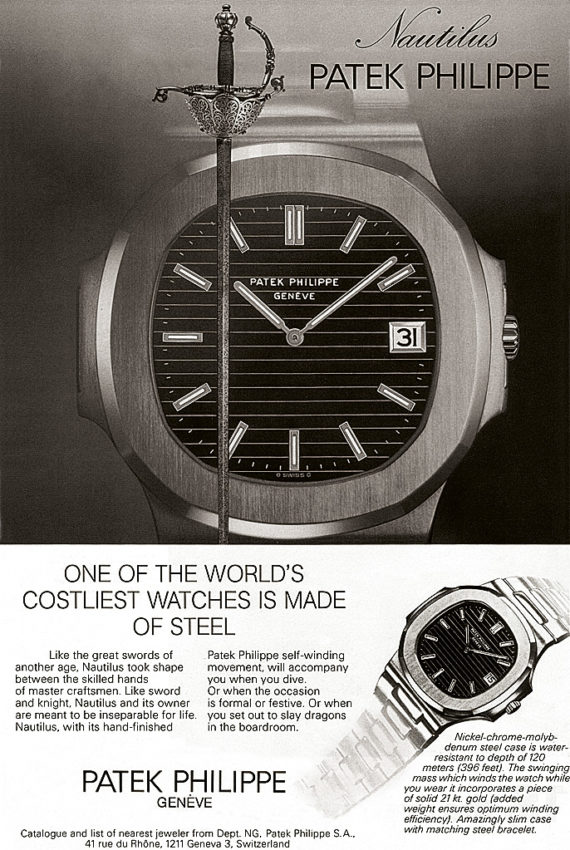 Patek Philippe Nautilus 1978 Ad