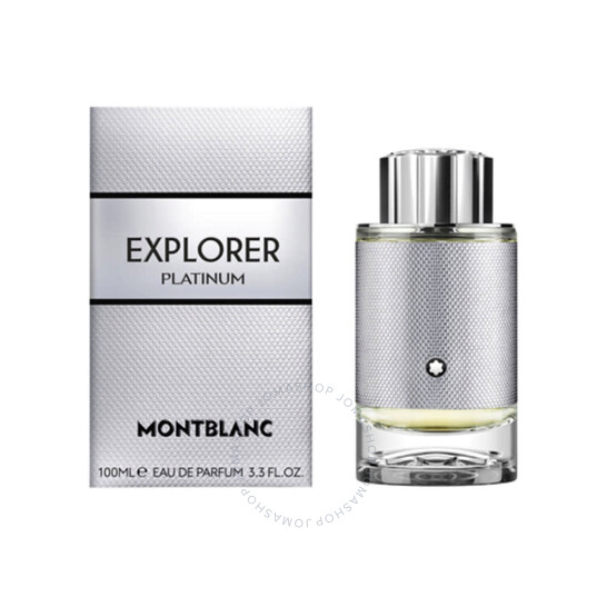 Montblanc Mens Explorer Platinum EDP Spray 3.4 oz Fragrances 3386460135818 - 546x546