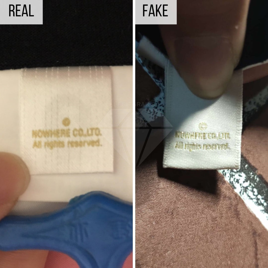 How To Spot a Fake Bape Tee/Bape T-shirt: The Bape Logo Tag Method