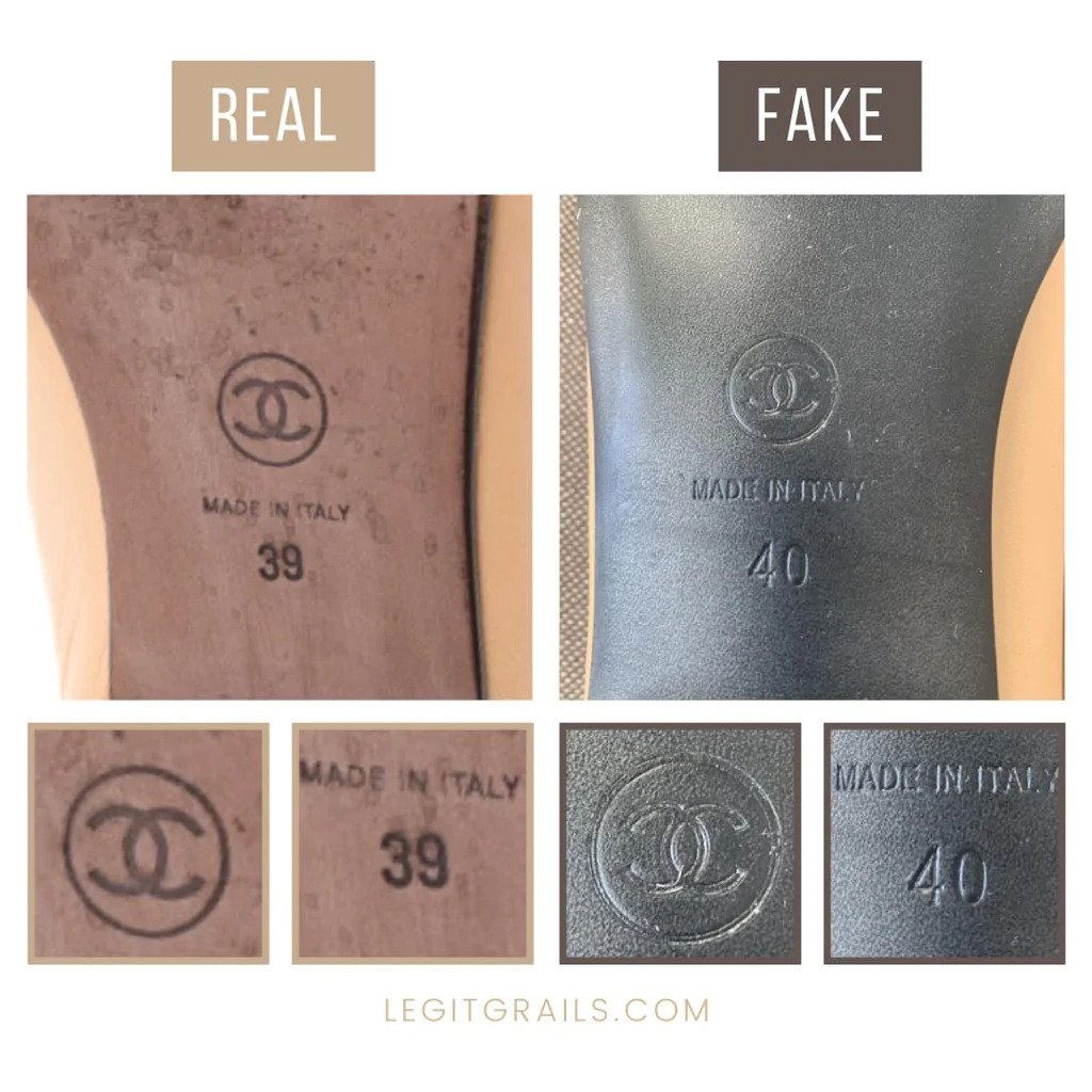 Chanel Ballet Flats Real Vs Fake