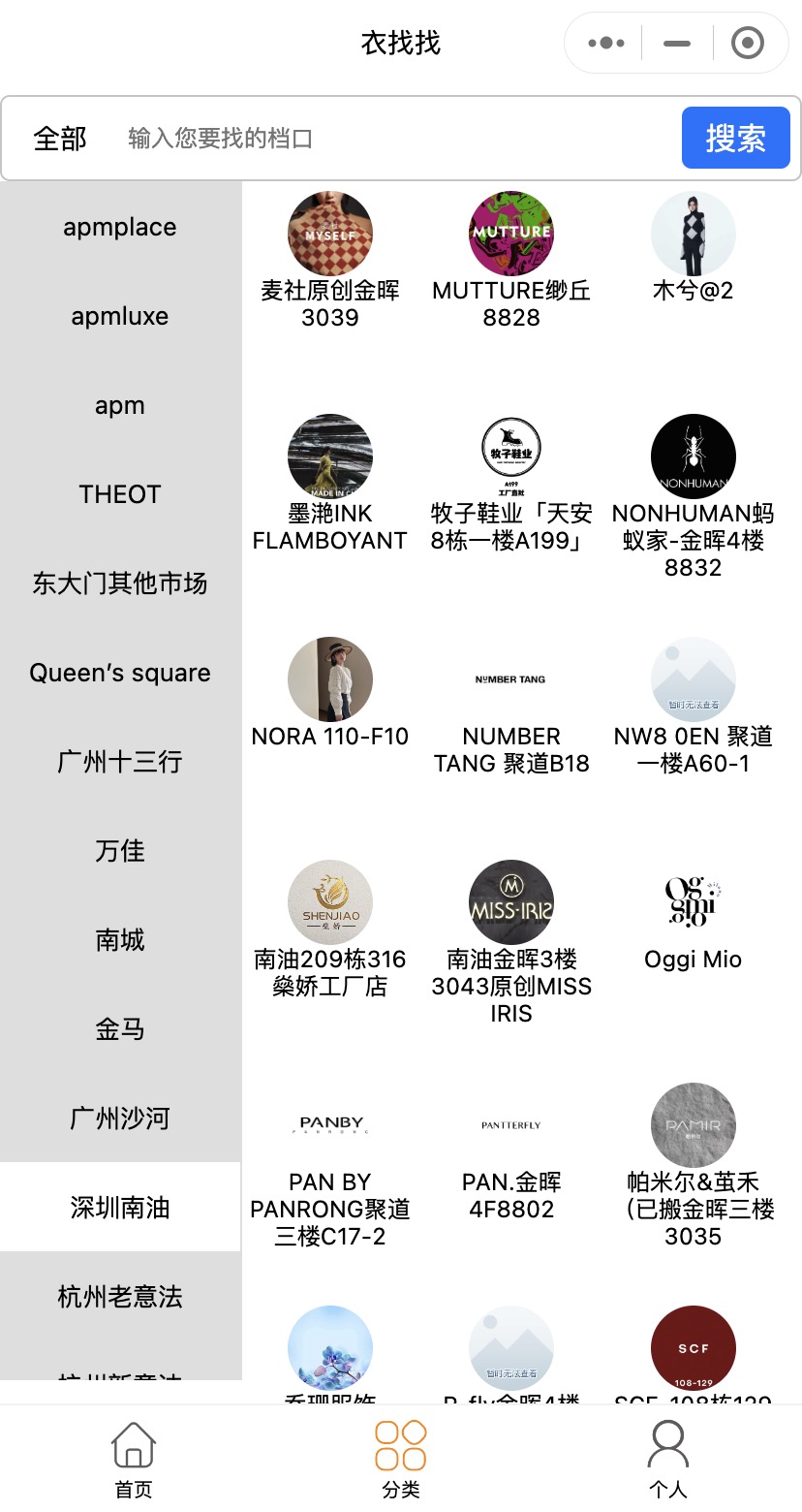 深圳南油档口