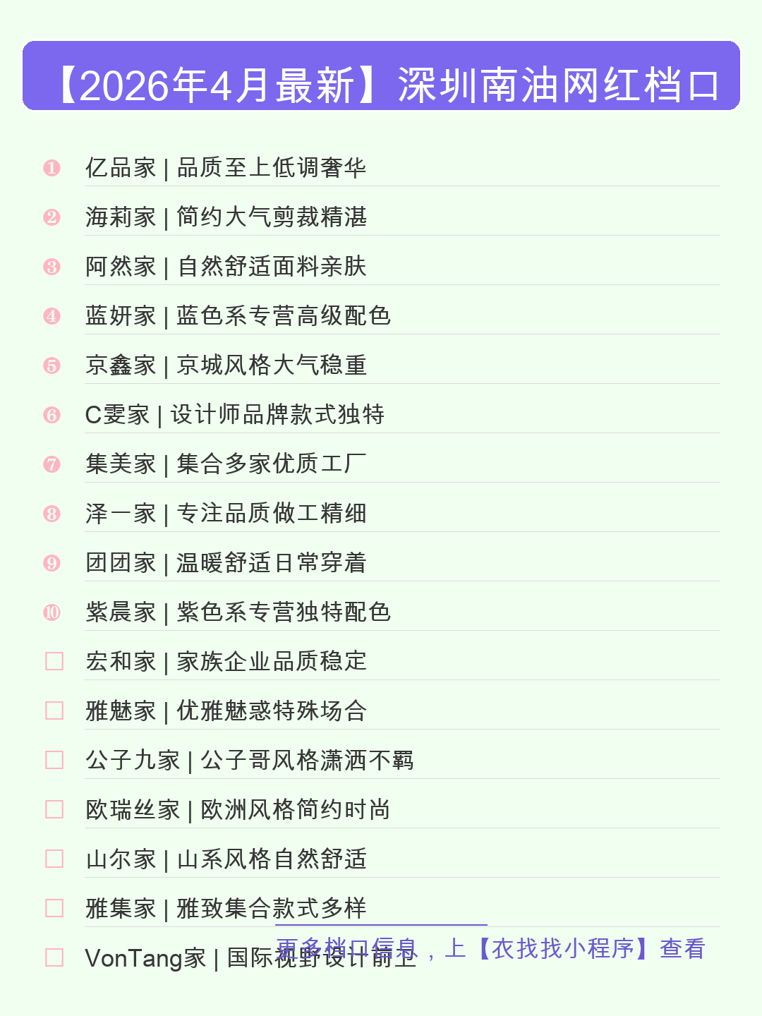 【2026年4月避坑指南】深圳南油BCLP老钱风档口Top17，行家拿货攻略！